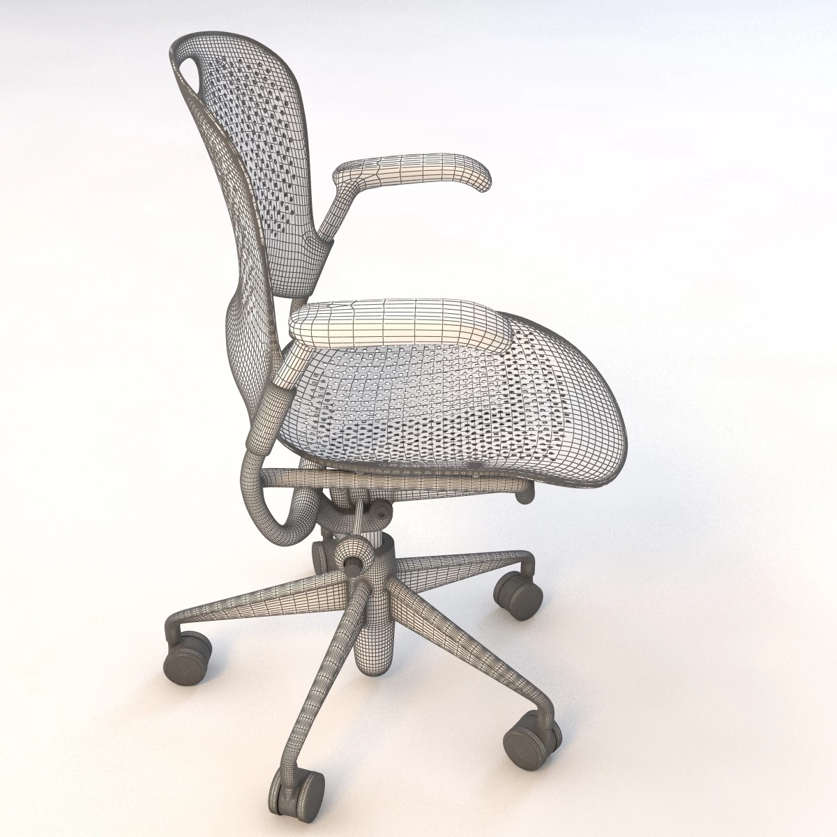 Detail Herman Miller Caper Multitask Chair 3D Model_09